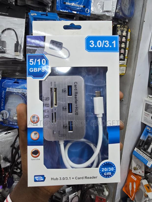 SL-NET USB 3.0 Hub 3 Port With Multi Memory Card Reader - thumbnail 3
