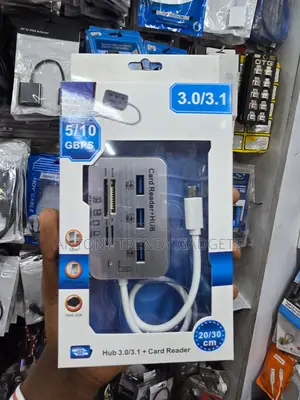 USB Hub 3.0 Card Reader for SD TF MS Duo Laptop Tablet