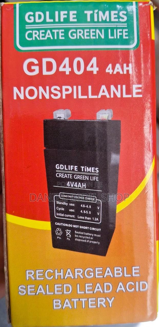 GdLife Times Rechargeable Ups Battery 4ah 4volts