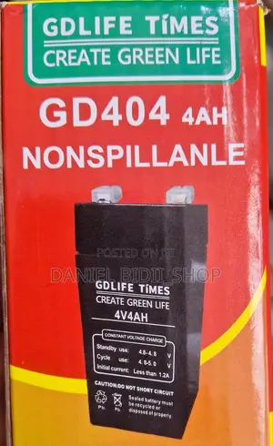 GdLife Times Rechargeable Ups Battery 4ah 4volts