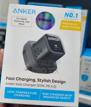 Anker 20W PD3.0 Zolo Fast Charger Adapter