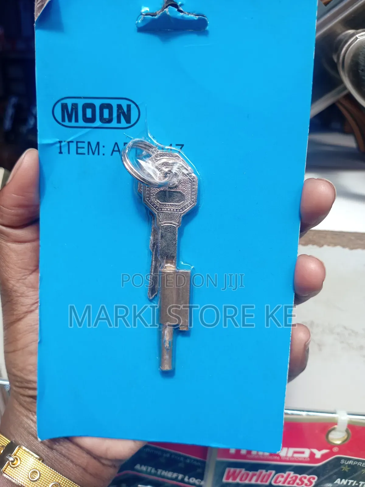 Antigen Keyhole Blocker With Two Keys