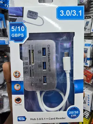 3 in 1 USB 3.0 Hub With Memory Card Reader Adapter