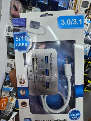 USB 3.1 Hub With 3 USB Ports SD TF Card Reader