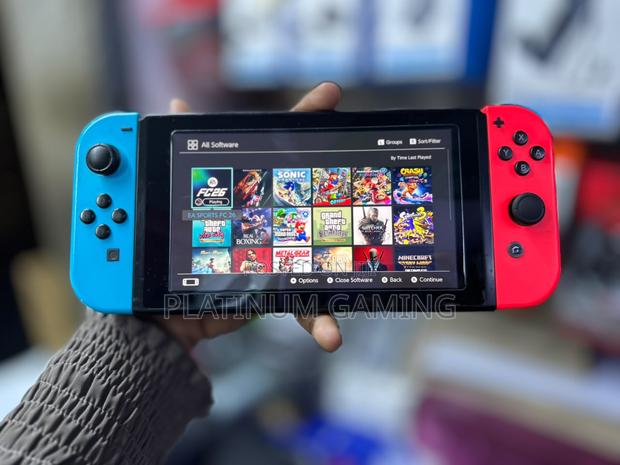 Ex-Uk Nintendo Switch With Games