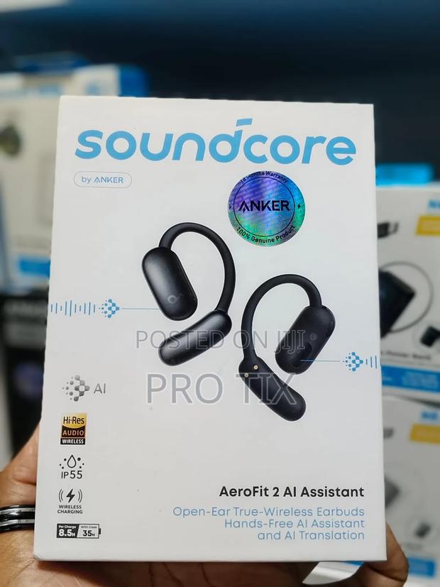 Anker Soundcore AeroFit 2 AI Assistant Open-Ear Earbuds