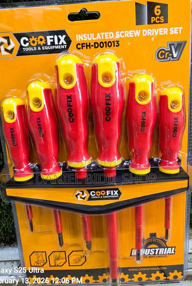 6pcs Set Coofix Insulated Screwdriver Set - main view