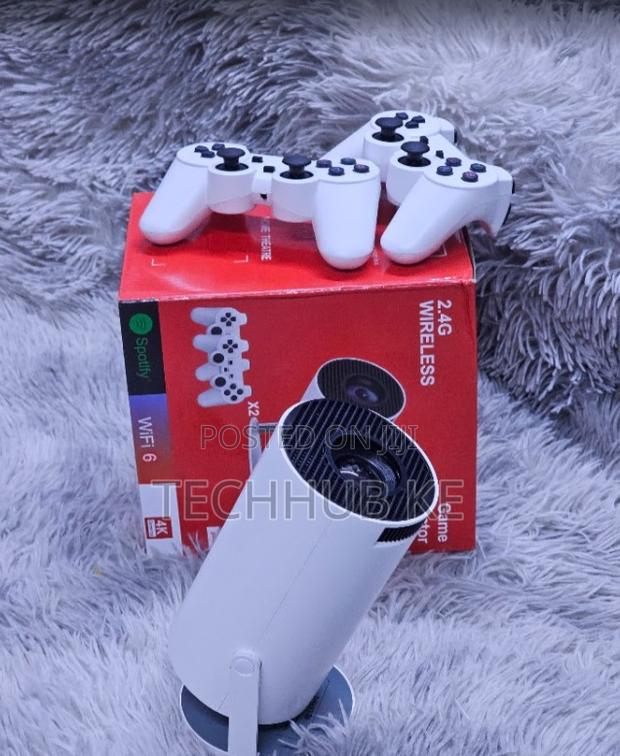 Smart Android Gaming Projector With Bluetooth and HDMI Input Hy300 - thumbnail 2
