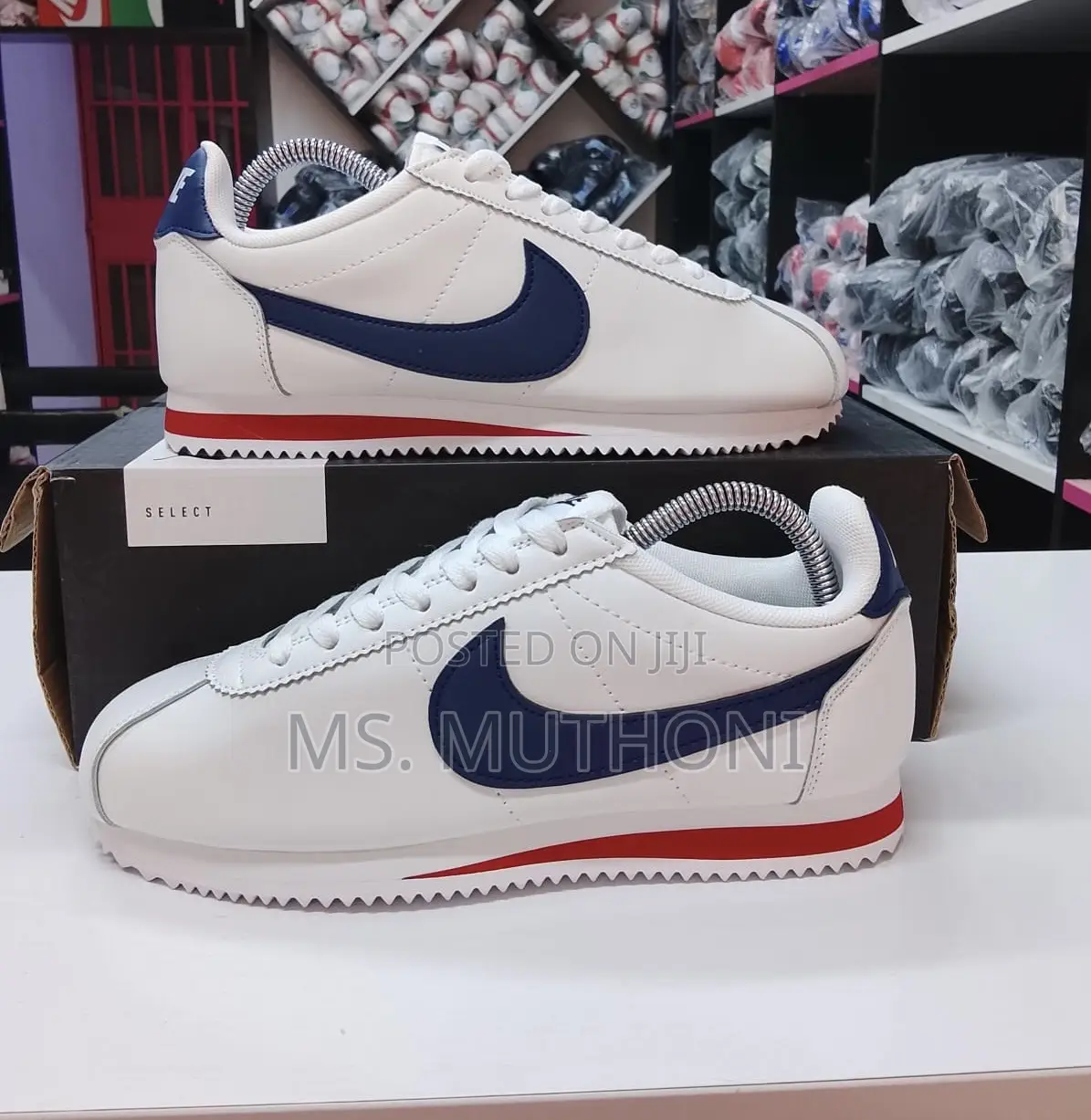 Premium White Leather Nike Cort£z Size 38-45