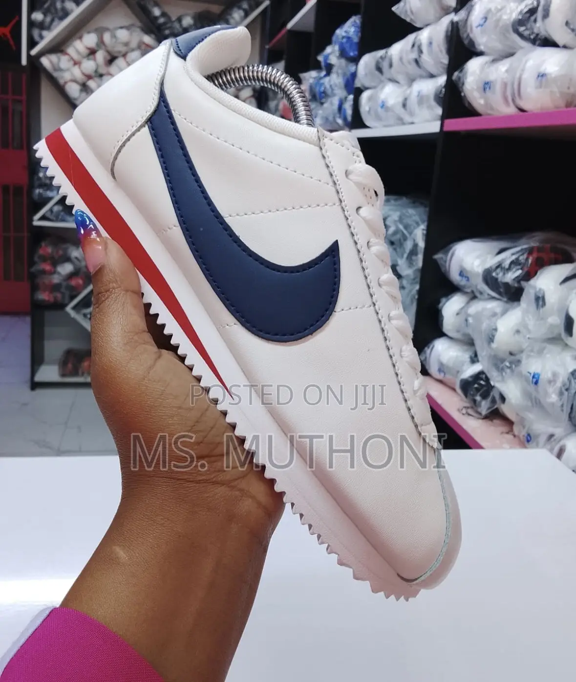 Premium White Leather Nike Cort£z Size 38-45
