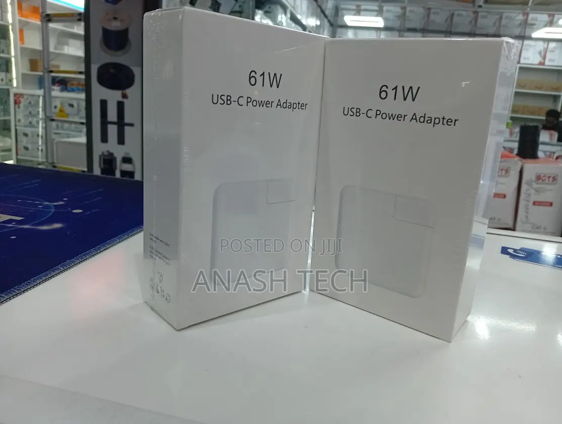 61W USB-C Fast Charger Power Adapter for Laptops Smartphones