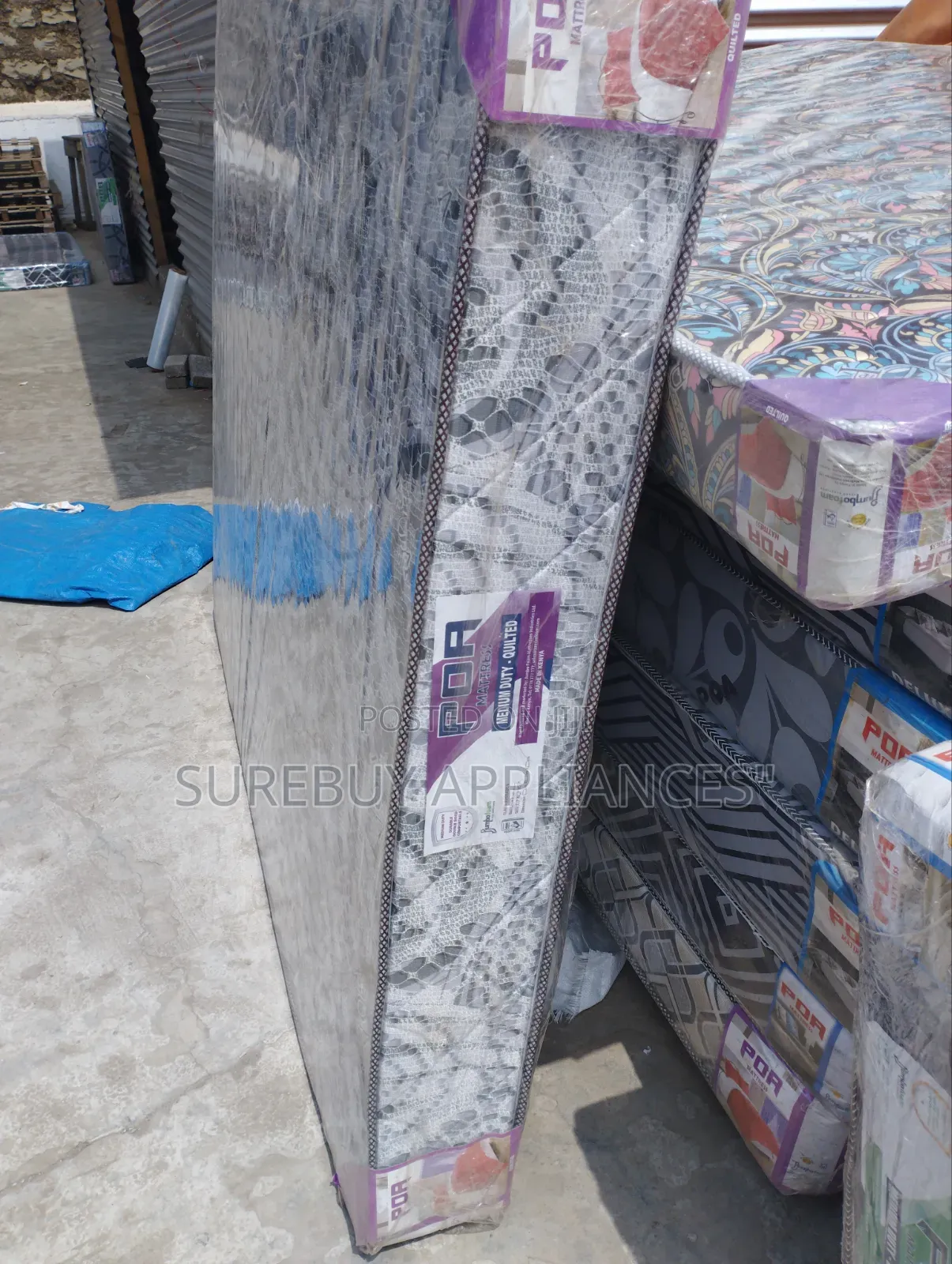 5×6×8 Quilted Poa Quality Mattress – Comfortable Durable Bed