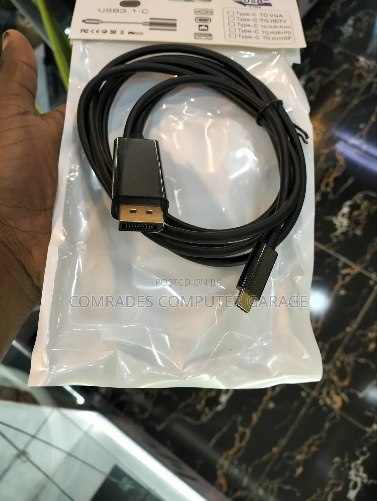 Type C to Display Cable 4 K
