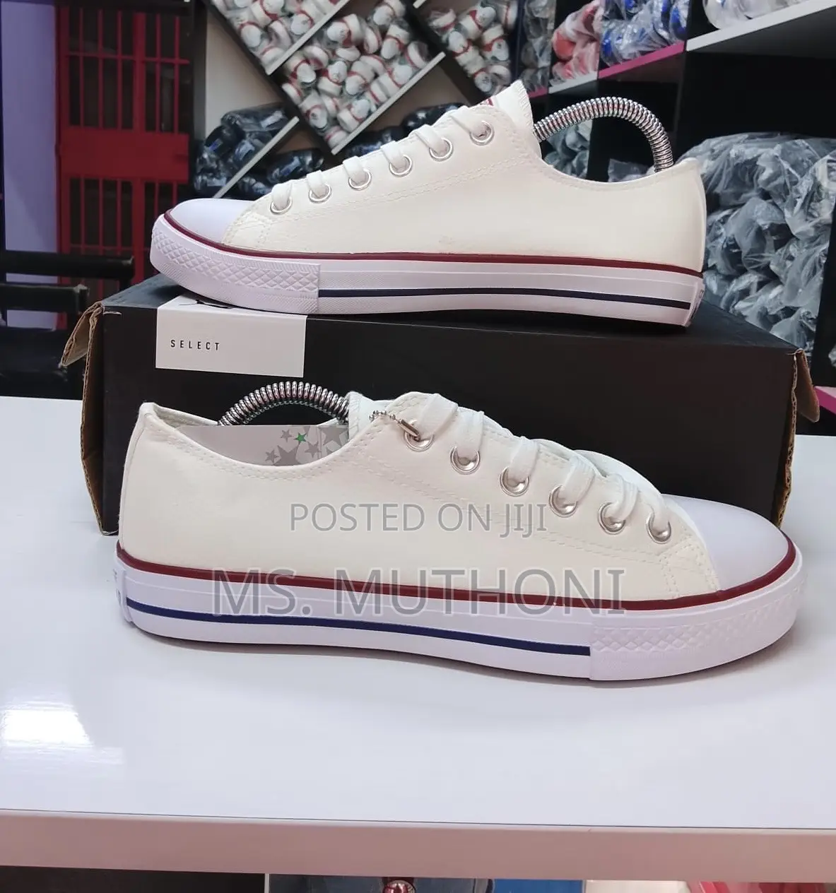 Classic White Low-Top Canvas Sneakers Size 38-45
