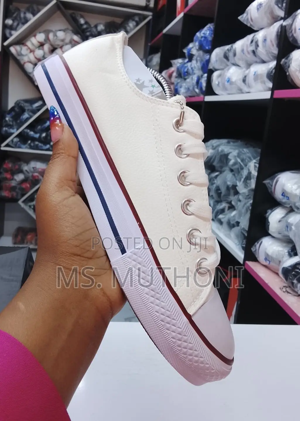 Classic White Low-Top Canvas Sneakers Size 38-45