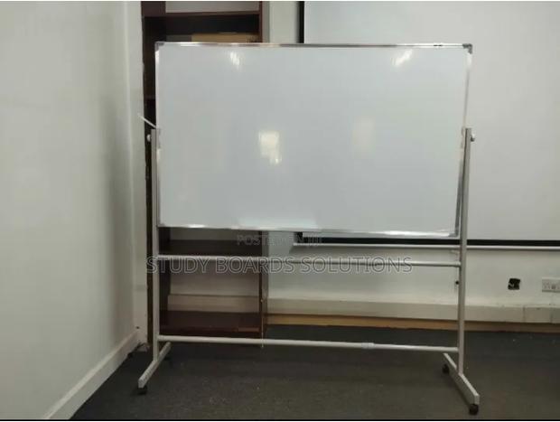 Durable 5ft X 3ft Whiteboard on Wheels Stand for Flexible Workspaces