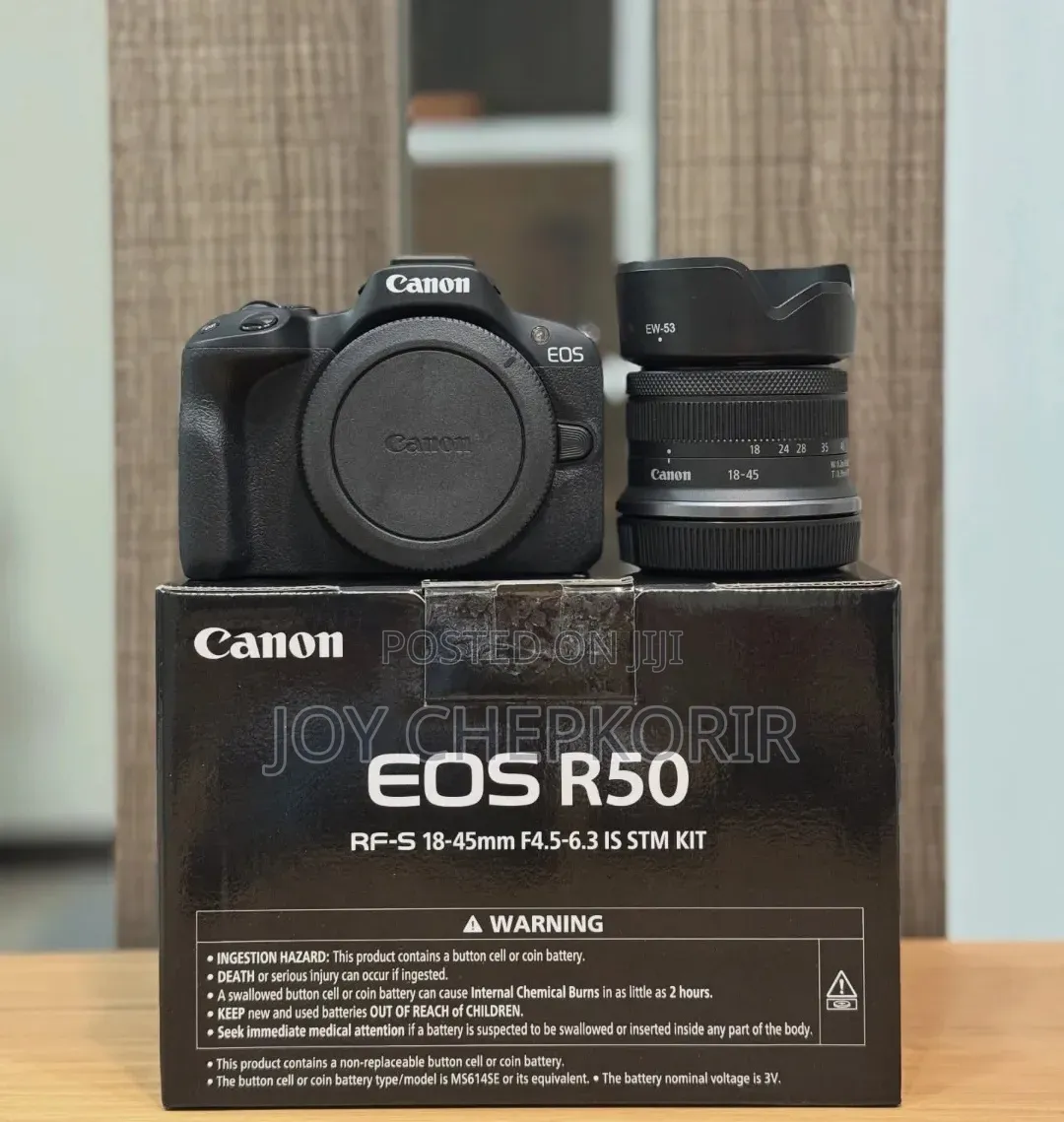 Canon EOS R50 (Single Lens Kit – RF-S 18-45mm IS STM)