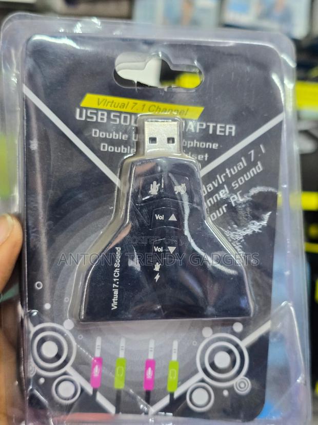 USB Virtual 7.1 Audio Adapter for Gaming Video Calls - thumbnail 2
