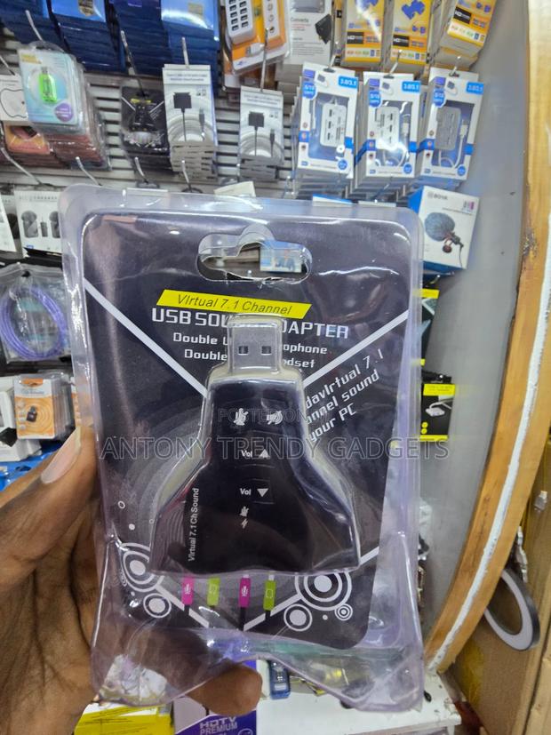 USB Virtual 7.1 Audio Adapter for Gaming Video Calls - thumbnail 3