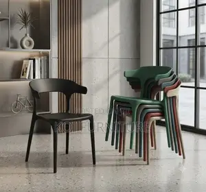 Dining Chairs; Plastic Home Dining Functional Chairs