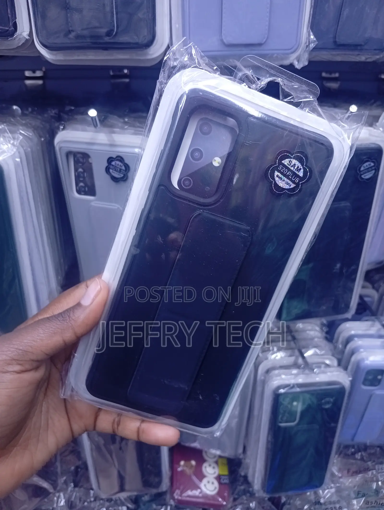 SG S20 Plus Sleek, Anti-Fingerprint Matte Black Finish Case
