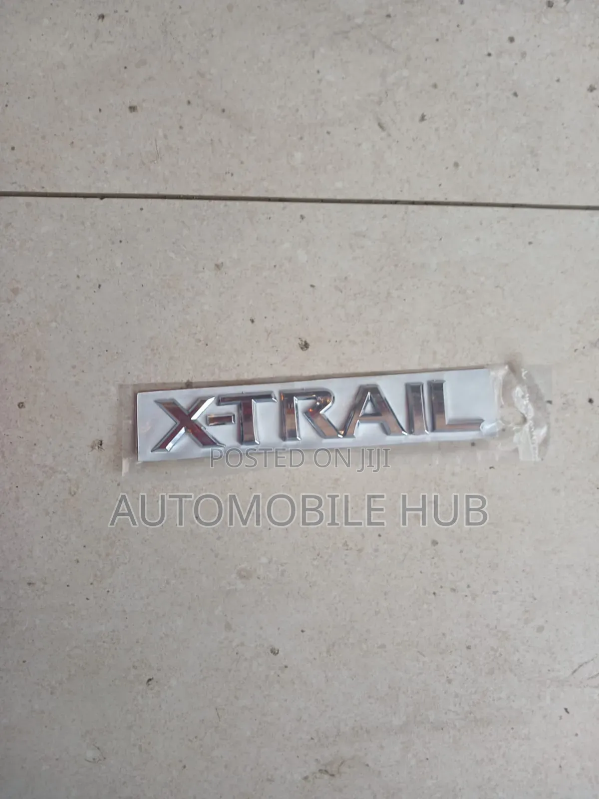 Nissan X-Trail Name Badge Emblem – Premium Chrome