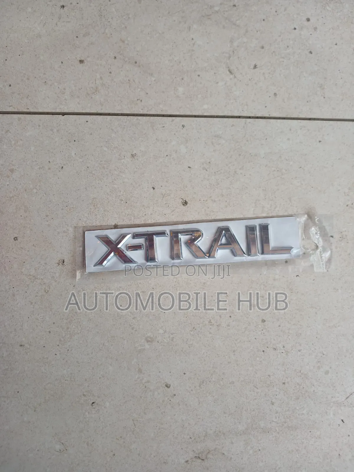 Nissan X-Trail Name Badge Emblem – Premium Chrome