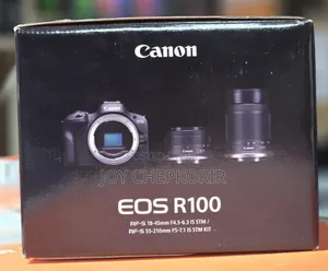 Canon Eos R100 MirrolessCamera (18-45mm + 55-210mm) Dual Lens