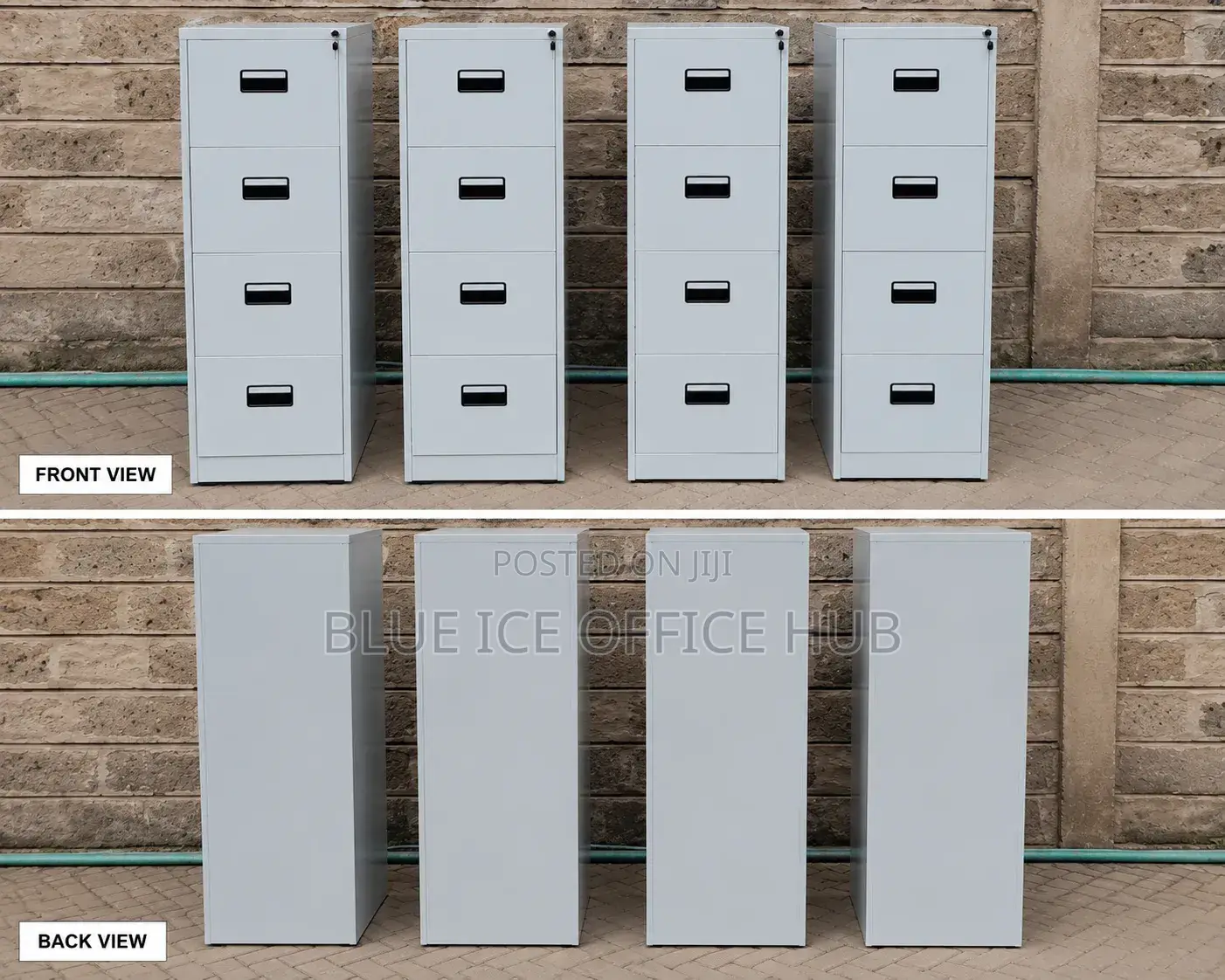 New Lockable 4 Drawer Storing Cabinet