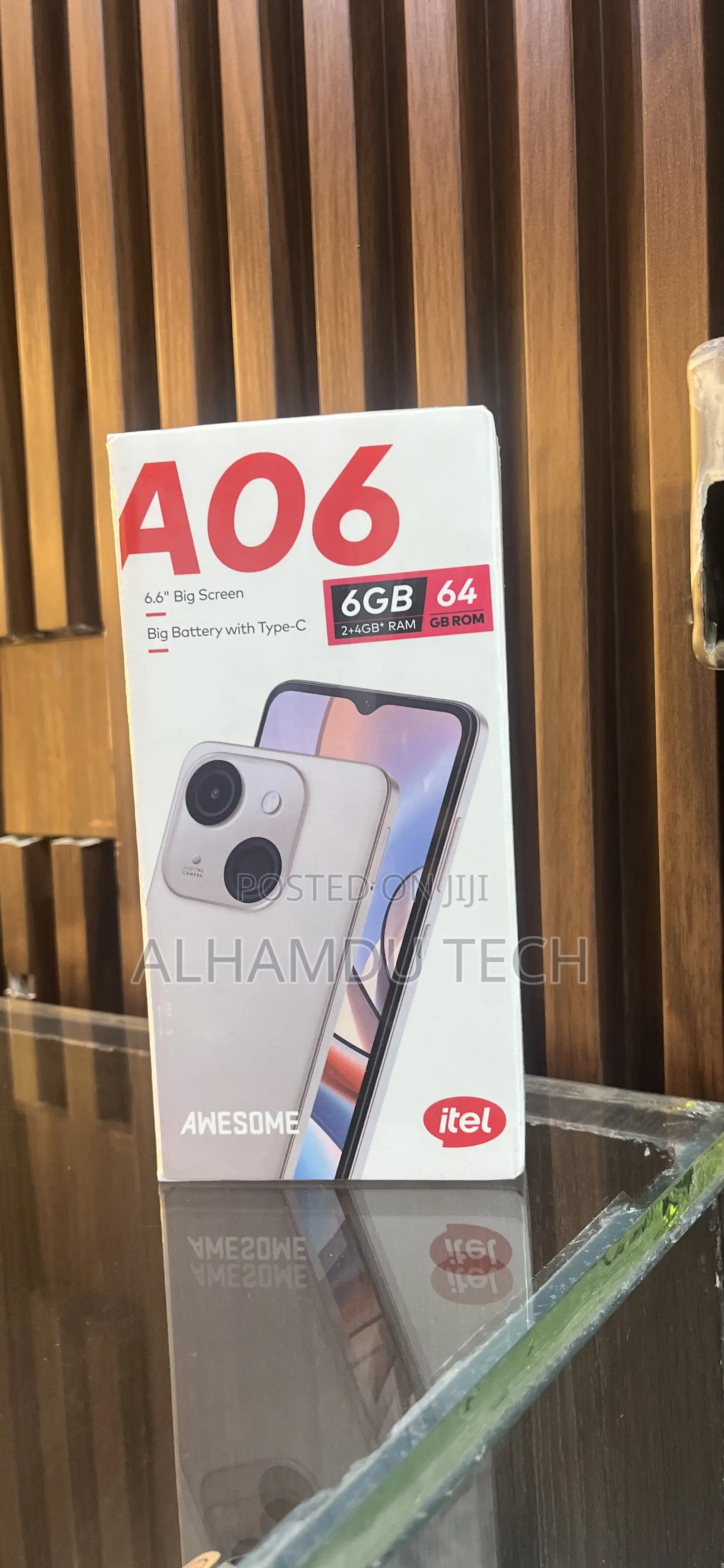 New Itel A06 64 GB Gray