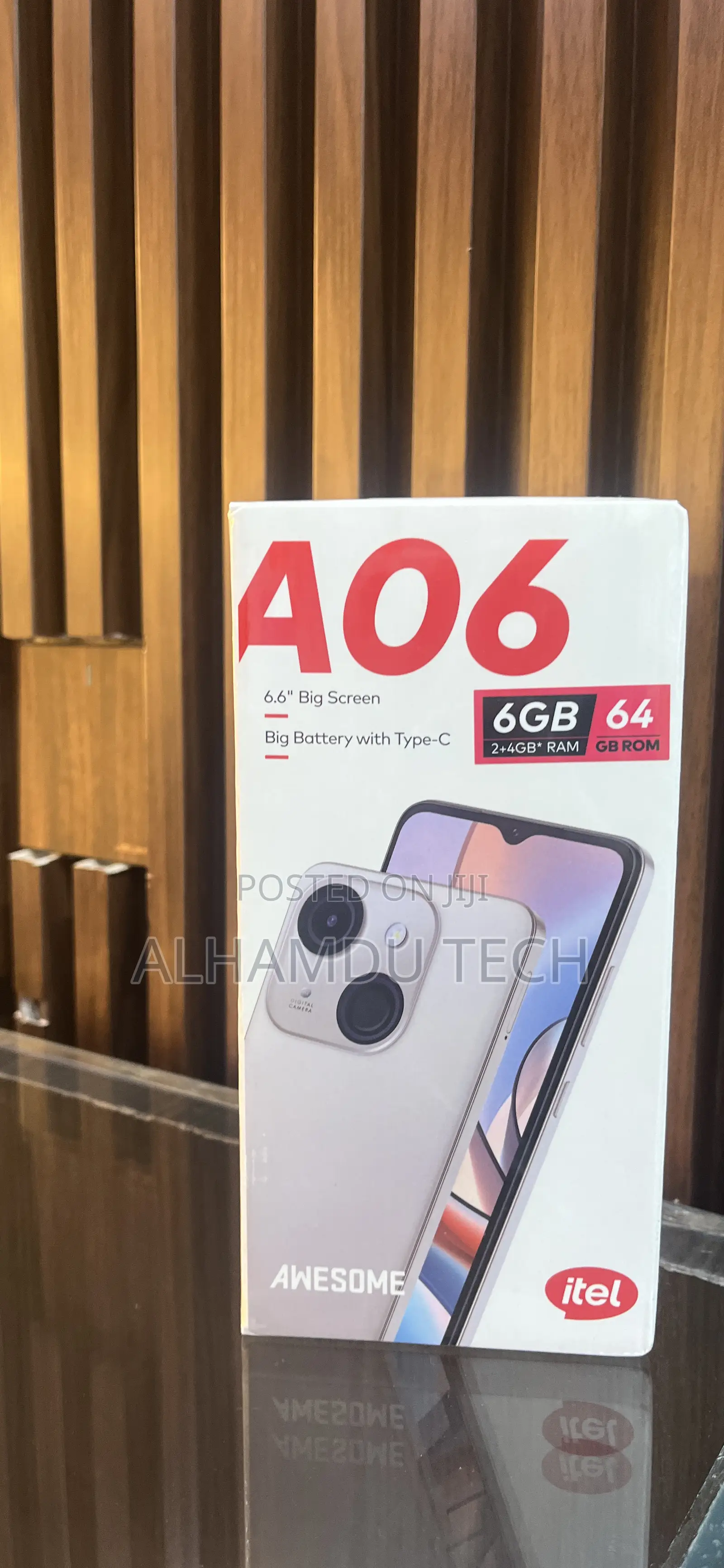 New Itel A06 64 GB Gray