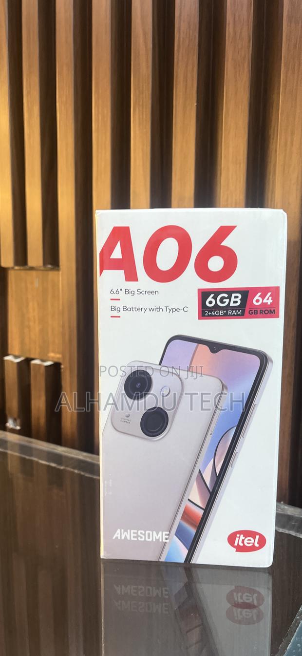 New Itel A06 64 GB Gray - thumbnail 3
