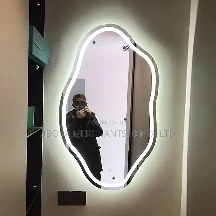 Irregular LED Mirror With Lighting