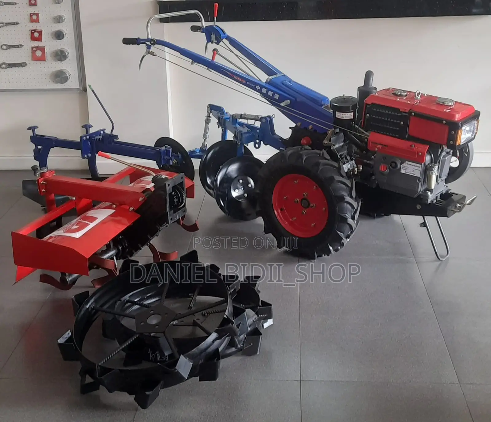 JIADI Walking DIESEL Tractor 10HP With Disc and ROTAVATORS