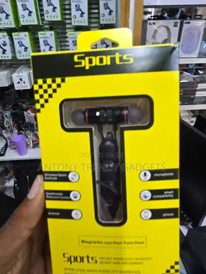 Hi-Fi Wireless Sports Headset Magnetic Earbuds With Mic