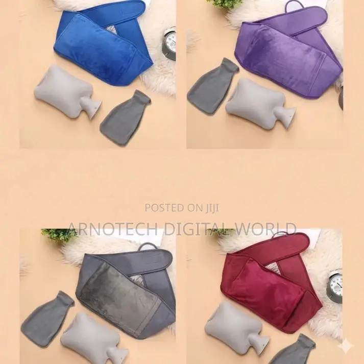 Waist Hot Water Bottle With Cover Belt for Heat Therapy