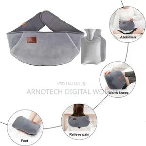 Waist Hot Water Bottle With Cover Belt for Heat Therapy