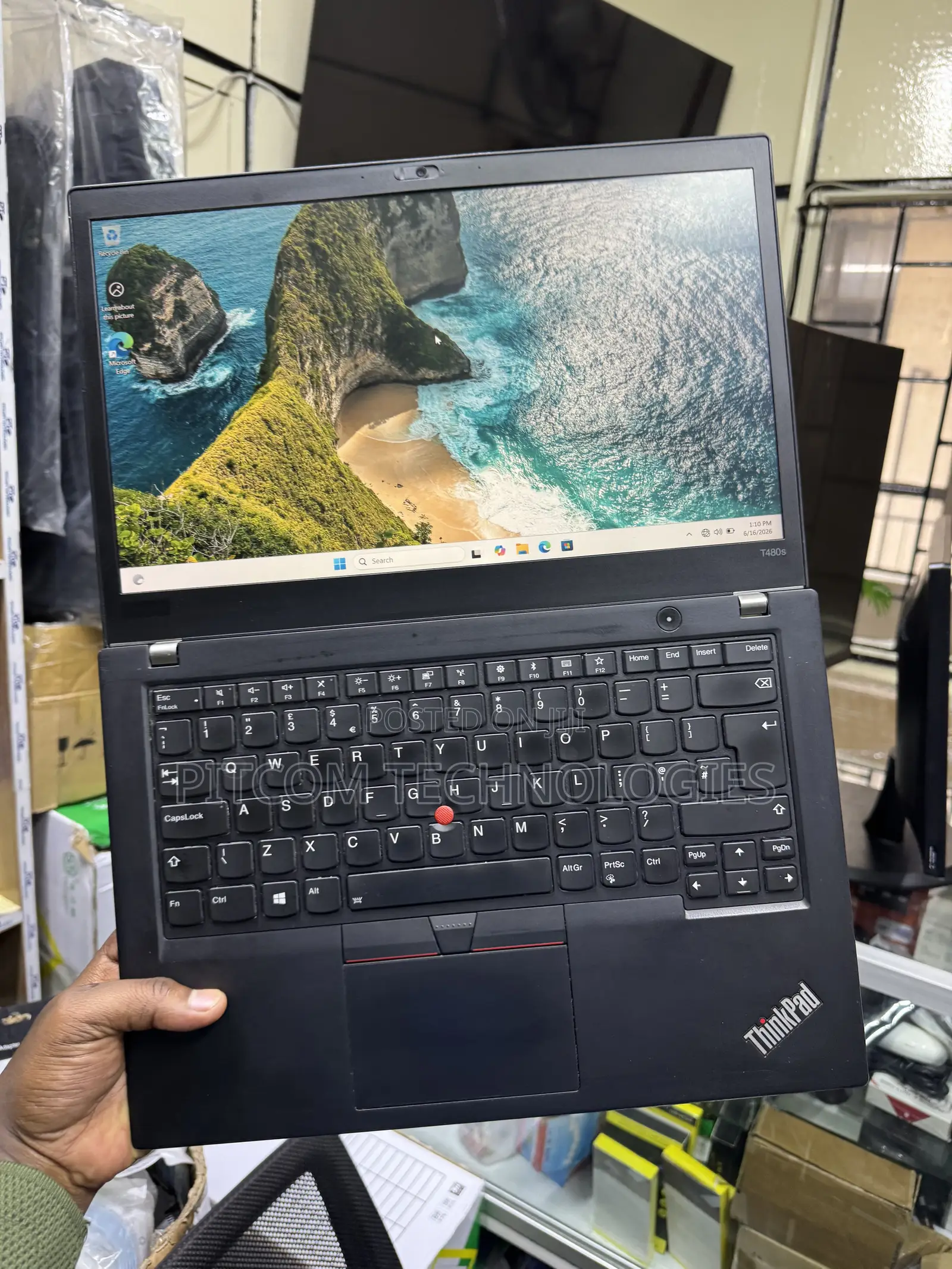 Laptop Lenovo ThinkPad T480s 16GB Intel Core i7 SSD 256GB