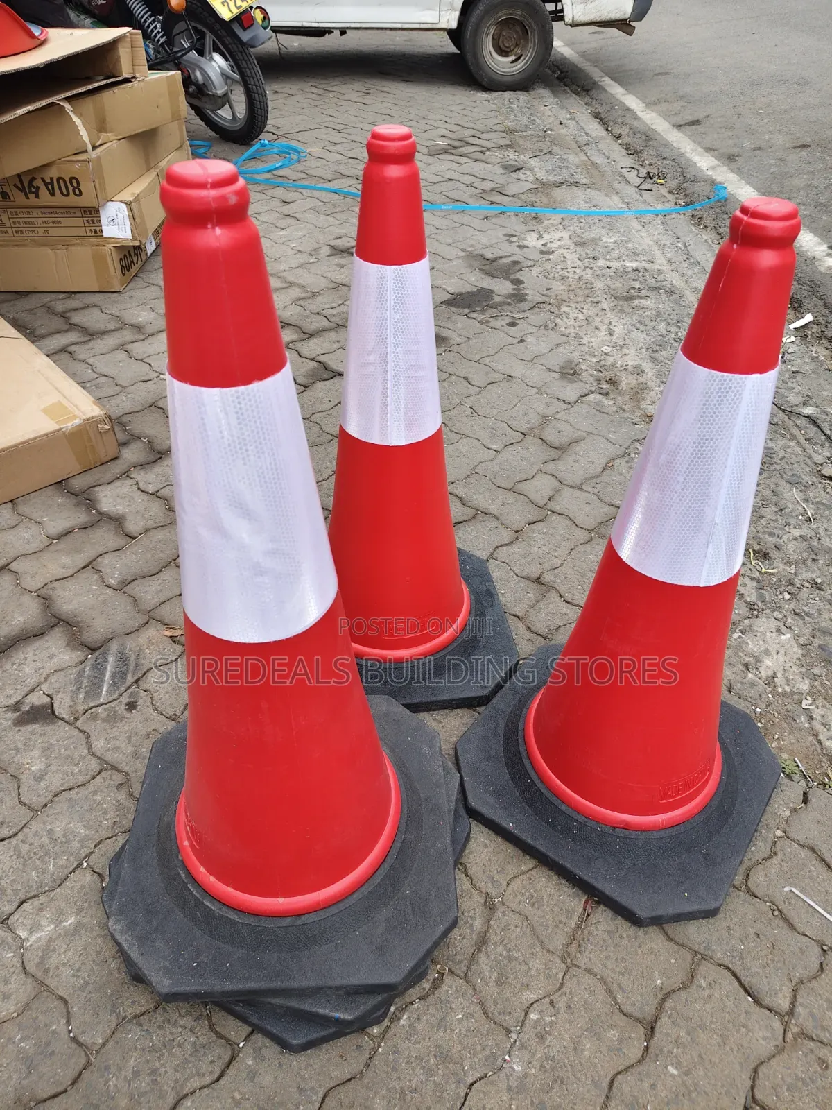 75cm High Reflective Traffic Cones