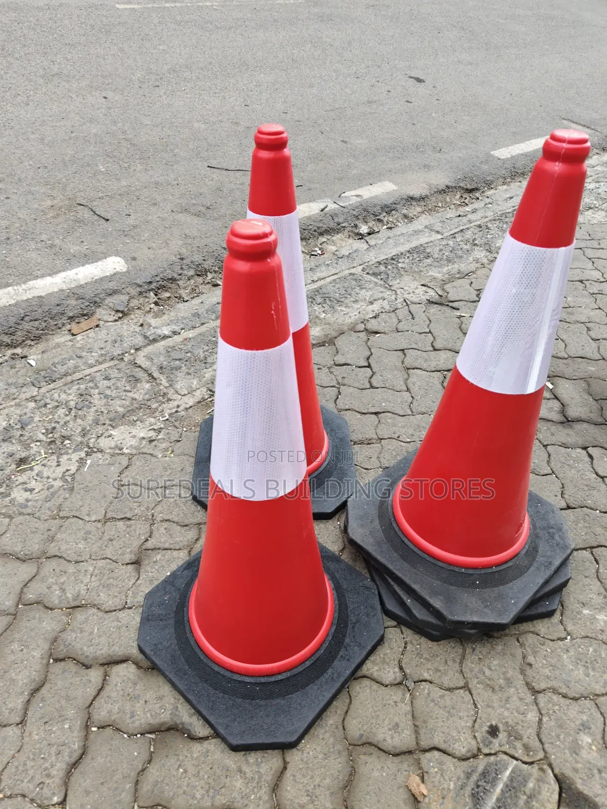 75cm High Reflective Traffic Cones