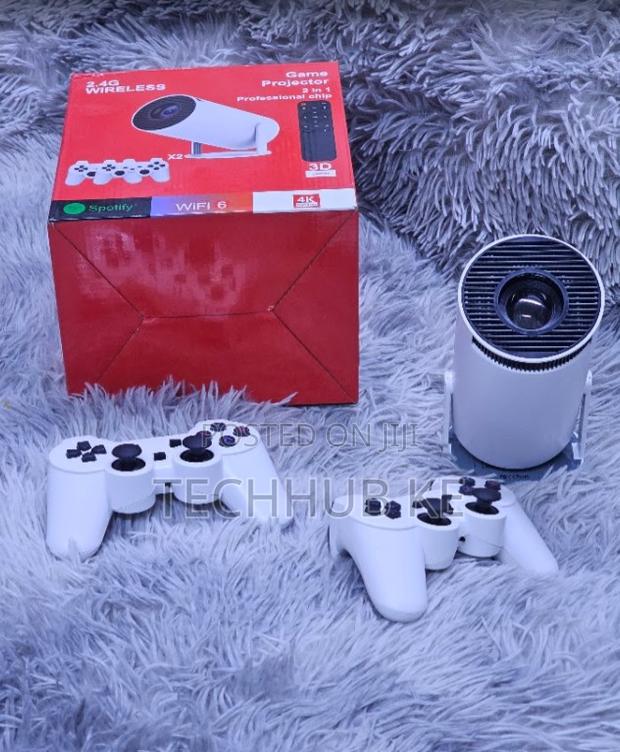 Mini Portable Android 1080P WiFi Projector for Gaming With Controller - main view