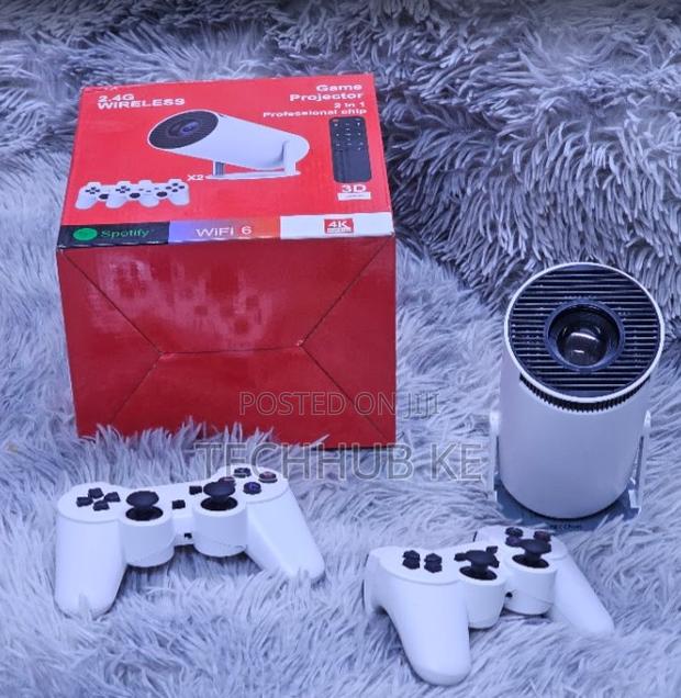 Mini Portable Android 1080P WiFi Projector for Gaming With Controller - thumbnail 2