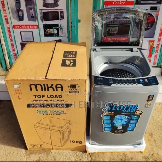 *Mika 10KG Washing Machine Top Load Washer Dark Silver . - thumbnail 2