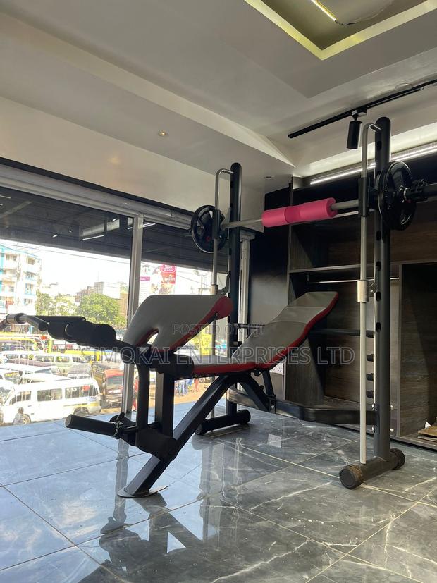 Bench Press With a Smith Squat Rack - main view