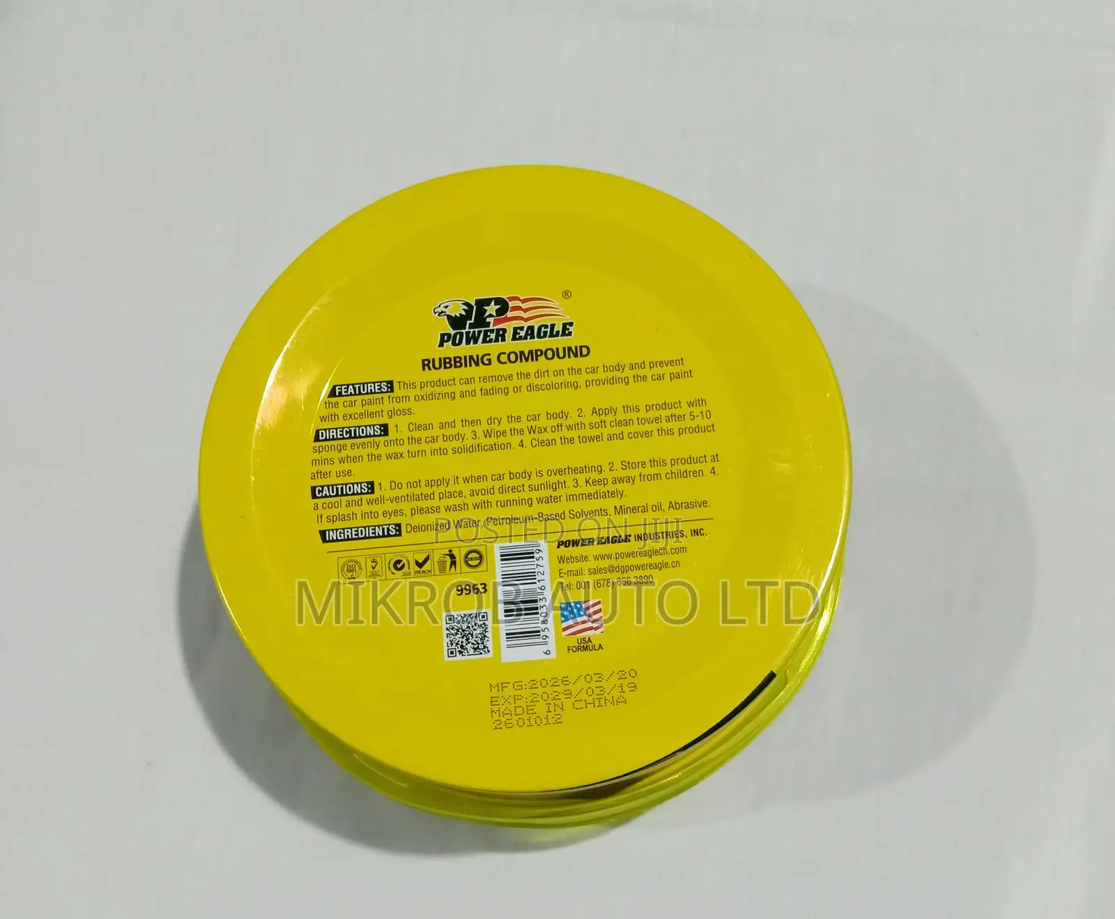 Rubbing Compound Power Eagle
