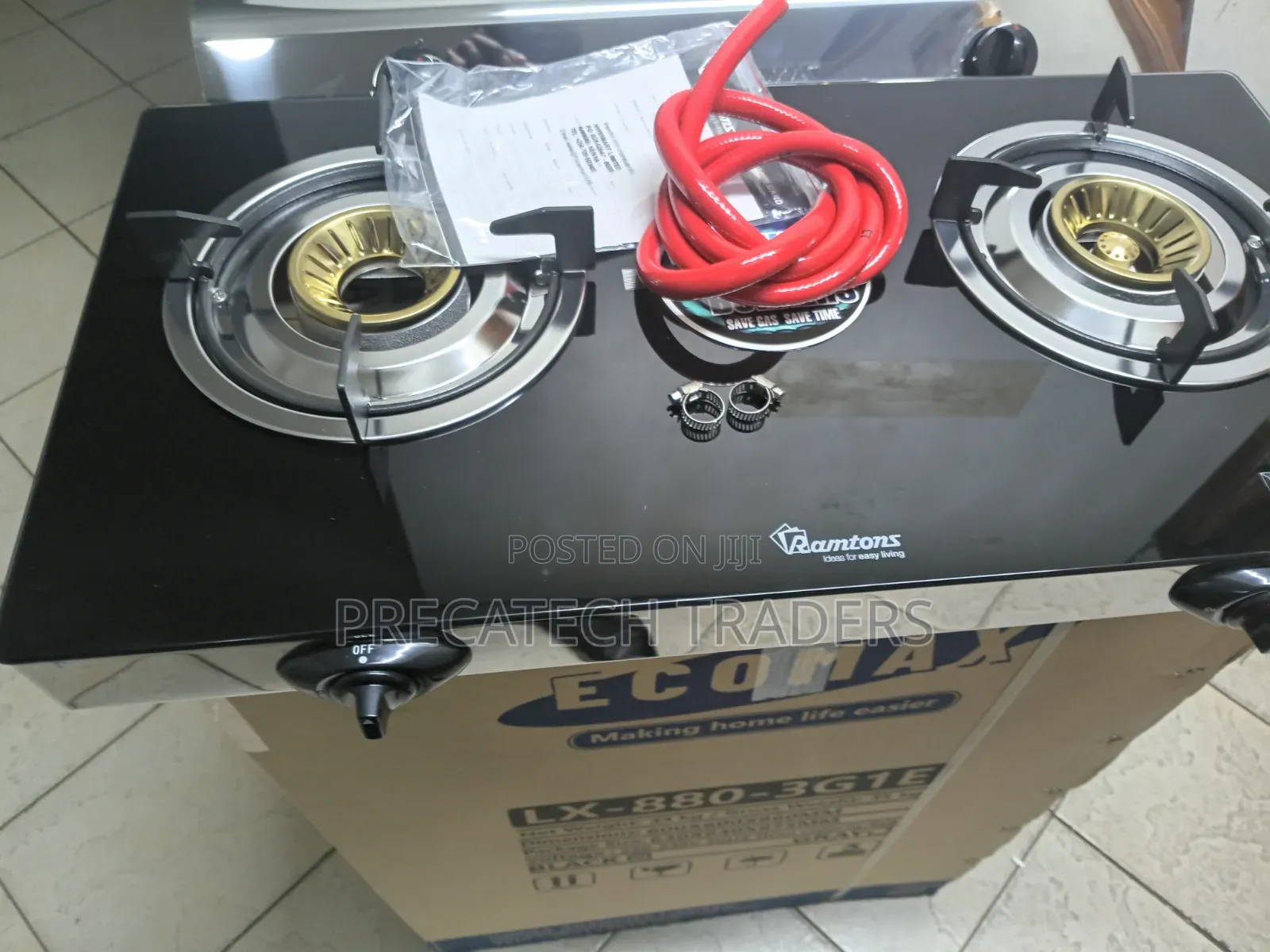 Ramtons Portable 2 Burner Gas Cooker