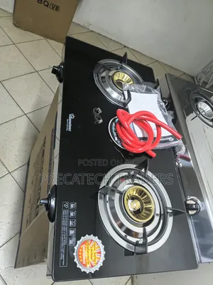 Ramtons Tempered Glass Double Burner Gas Stove