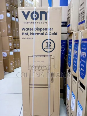 VON VDE-313CLK Electric Cooling Storage Cabinet Water Dispenser.