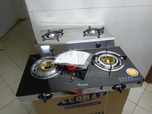 Ramtons Double Burner Glass Gas Stove