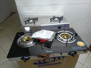 Ramtons Double Burner Glass Gas Stove